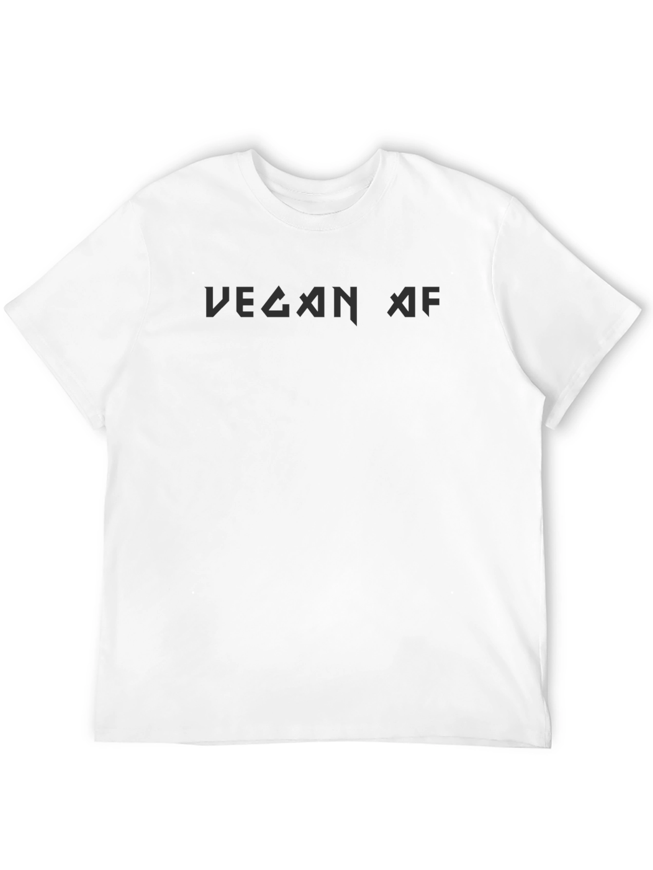 Vegan AF Black Graphic Tee - Soft Cotton