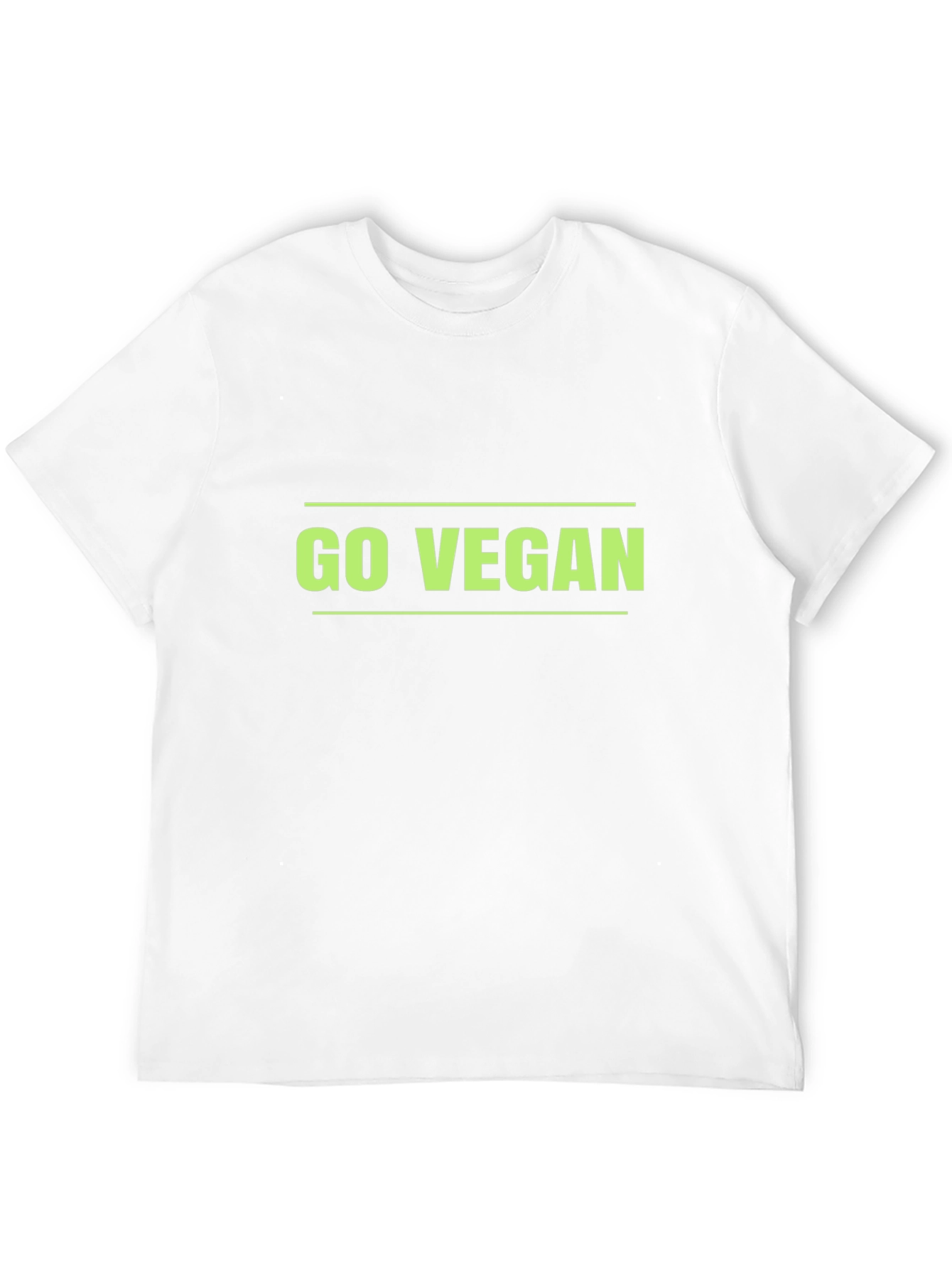 Go Vegan T-Shirt - Black Comfortable Fit