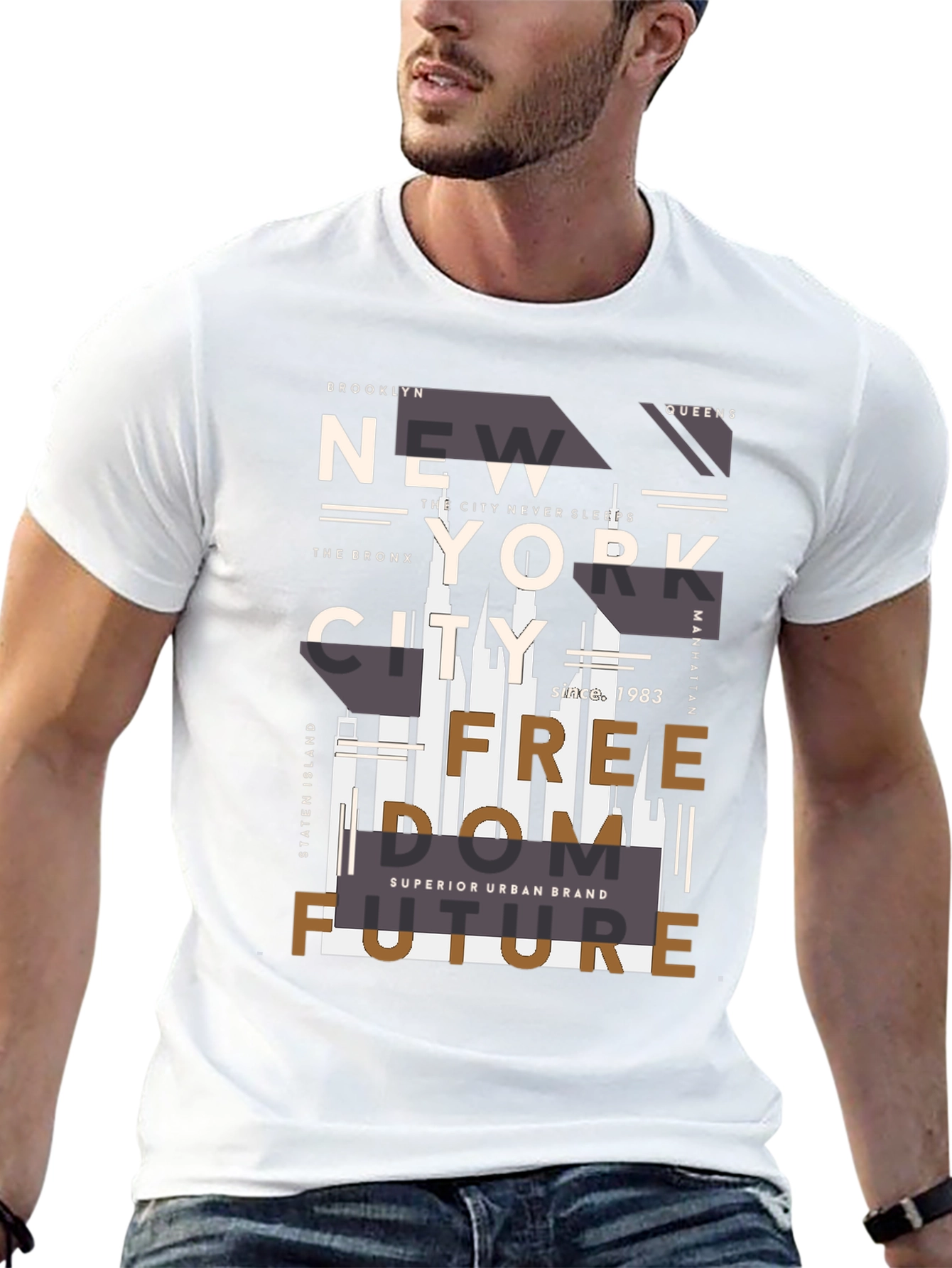 New York City Graphic Print Tee