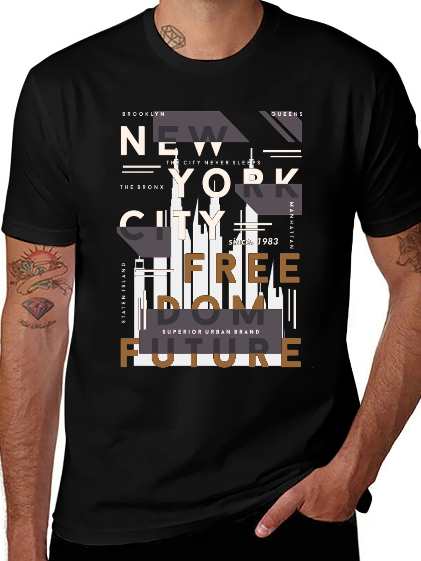 New York City Graphic Print Tee