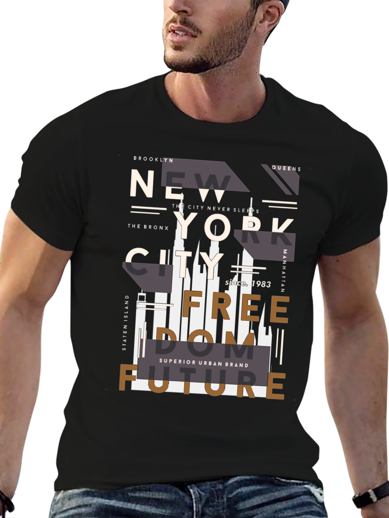 New York City Graphic Print Tee