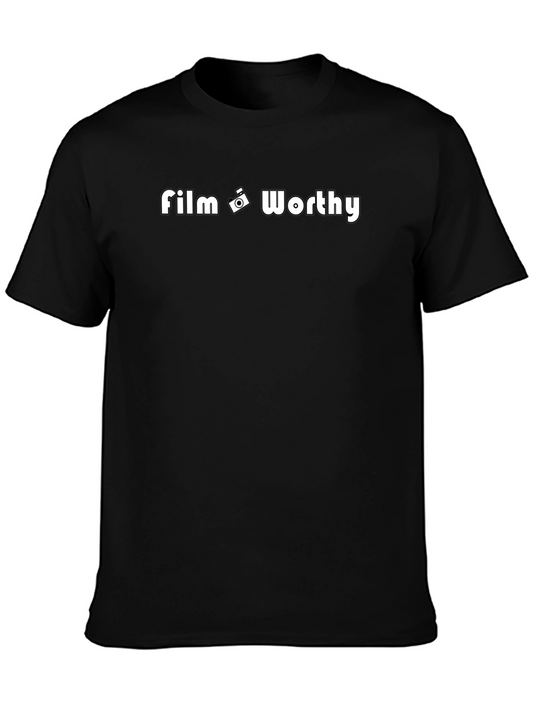 Film Worthy Black Graphic Tee