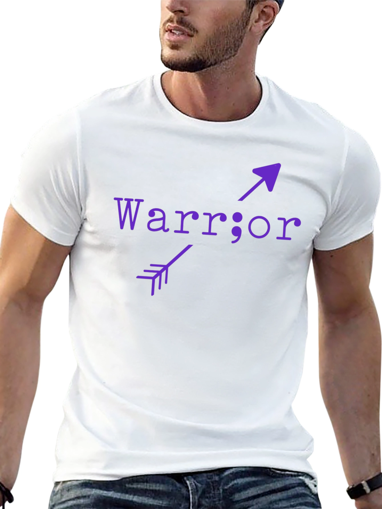 Warrior Arrow Graphic Tee - Inspirational Shirt
