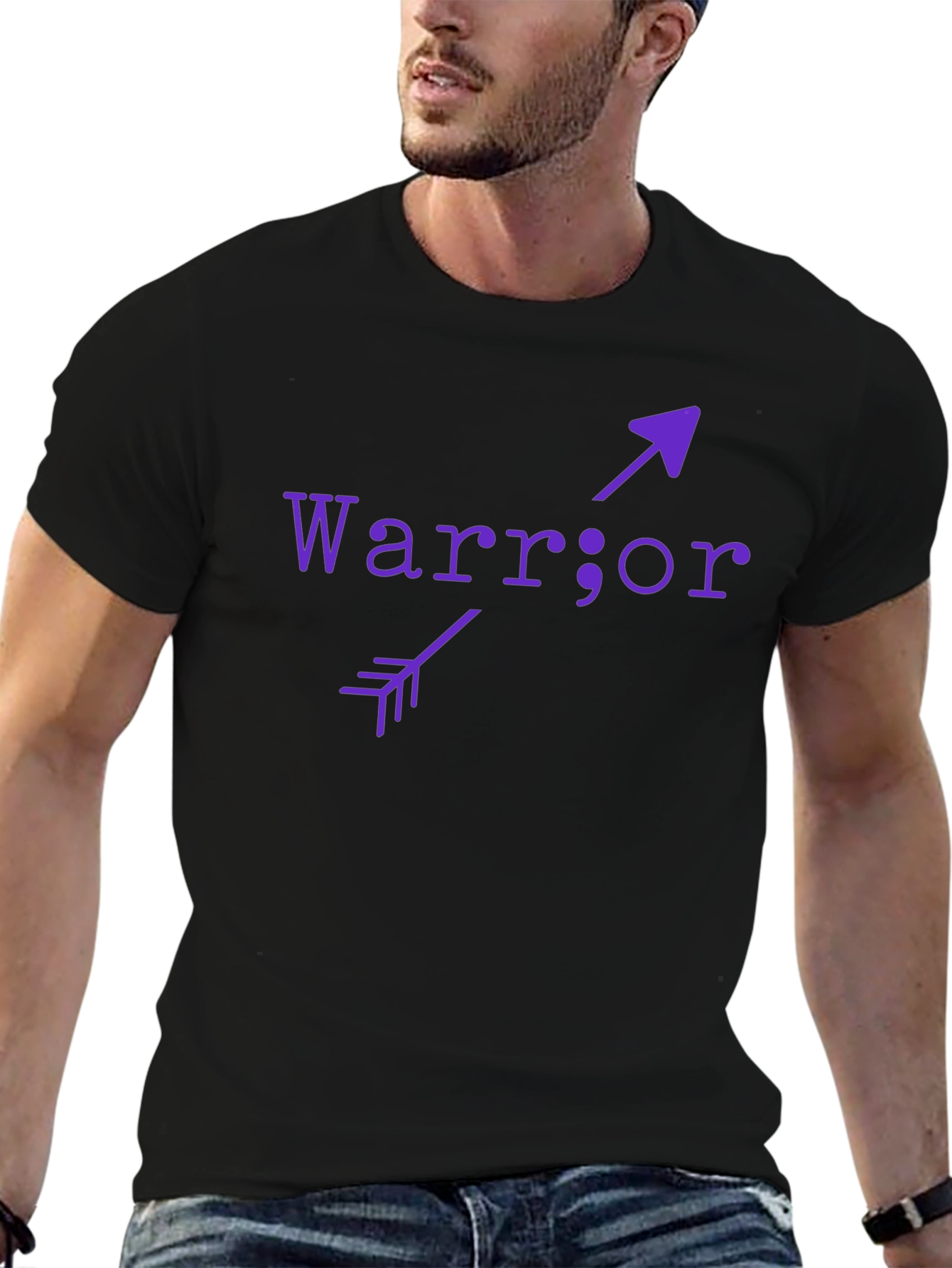 Warrior Arrow Graphic Tee - Inspirational Shirt