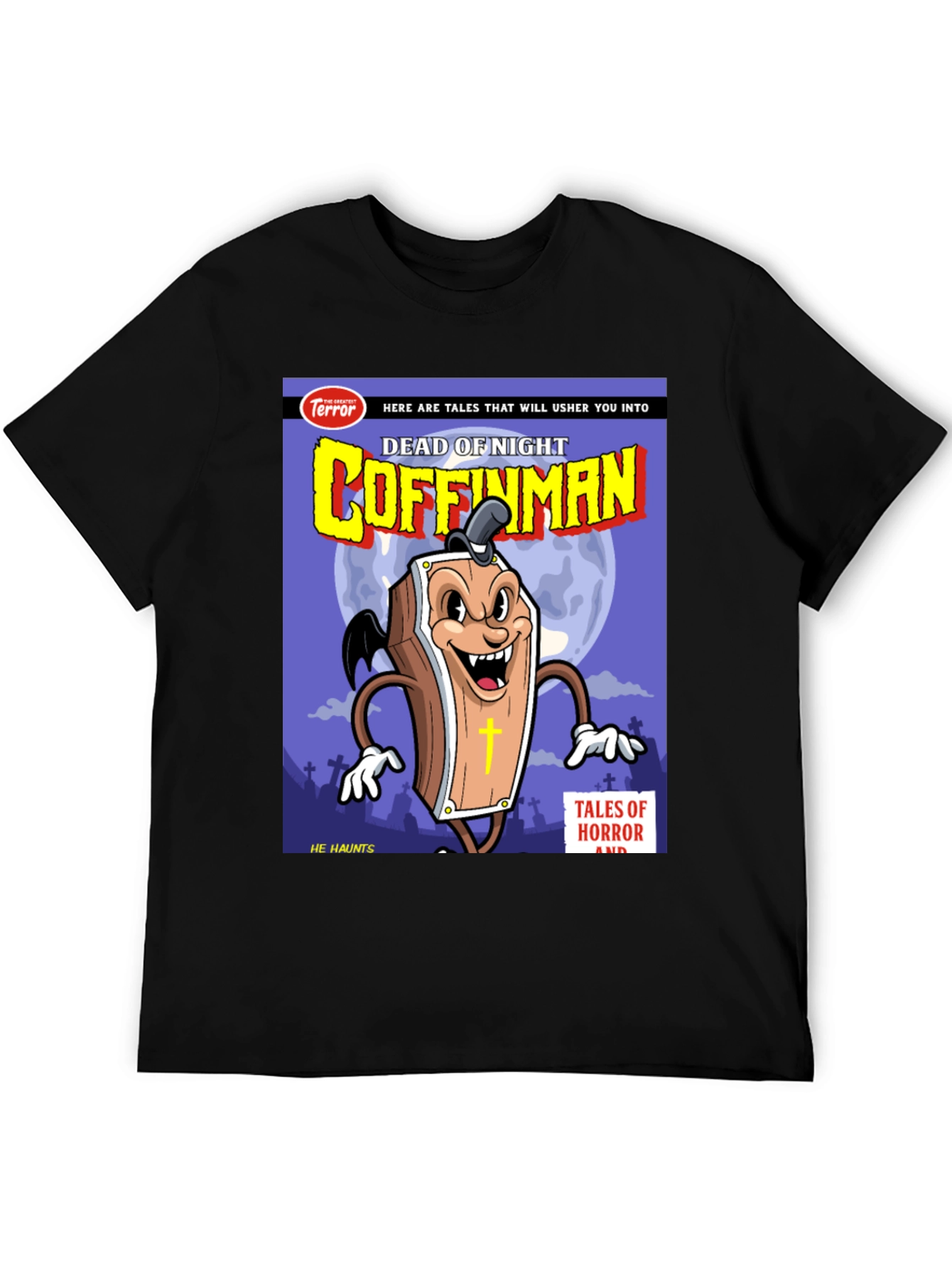 Coffinman Horror Comic T-Shirt