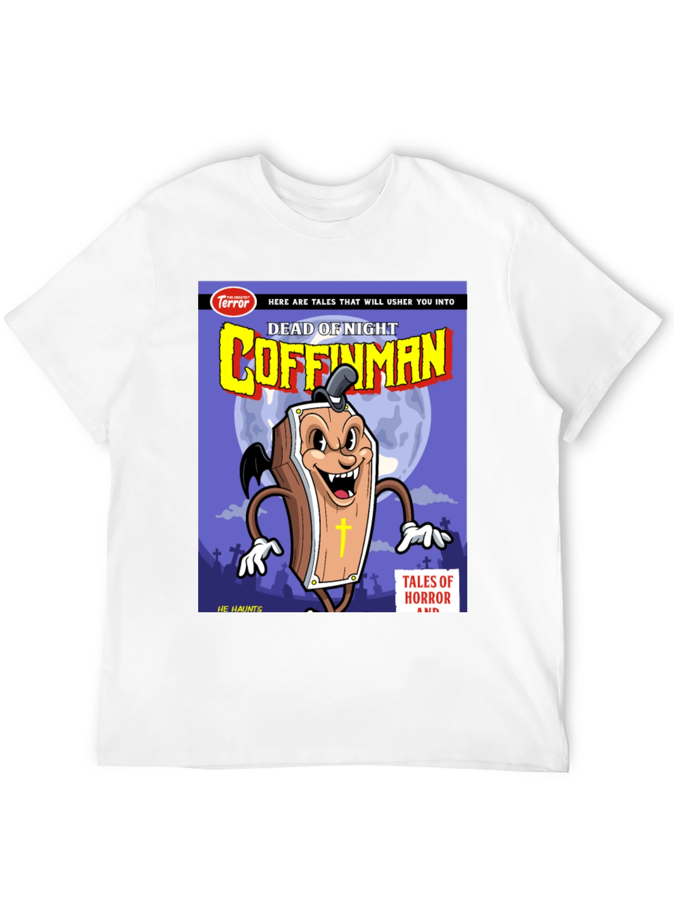 Coffinman Horror Comic T-Shirt