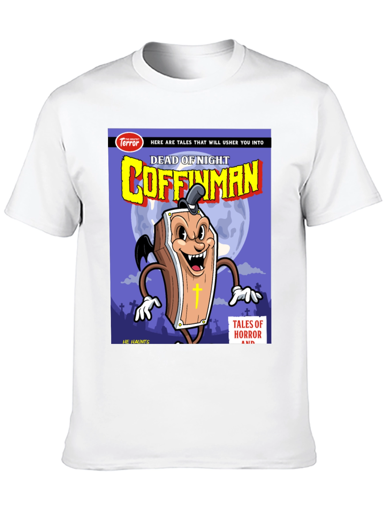 Coffinman Horror Comic T-Shirt