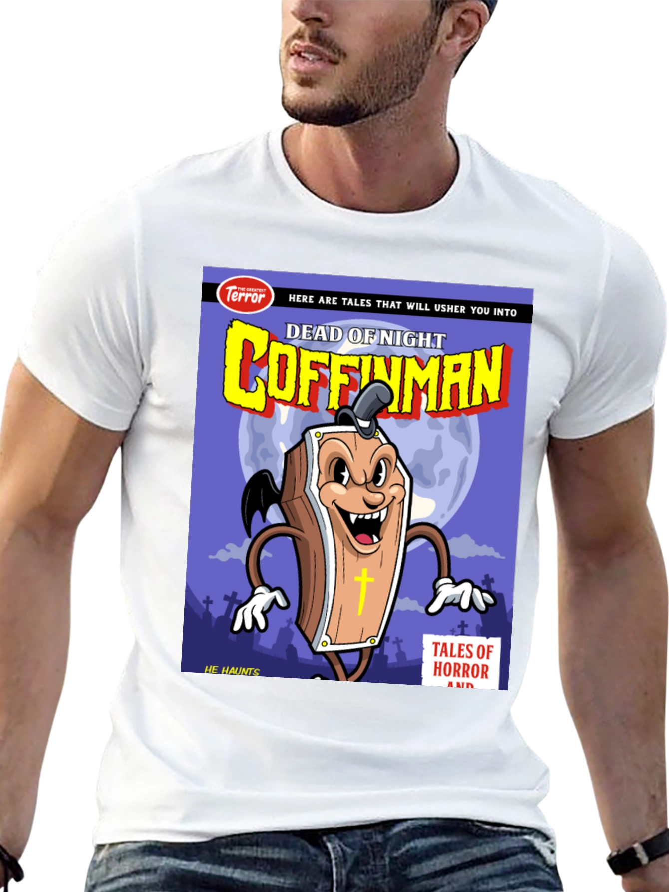 Coffinman Horror Comic T-Shirt