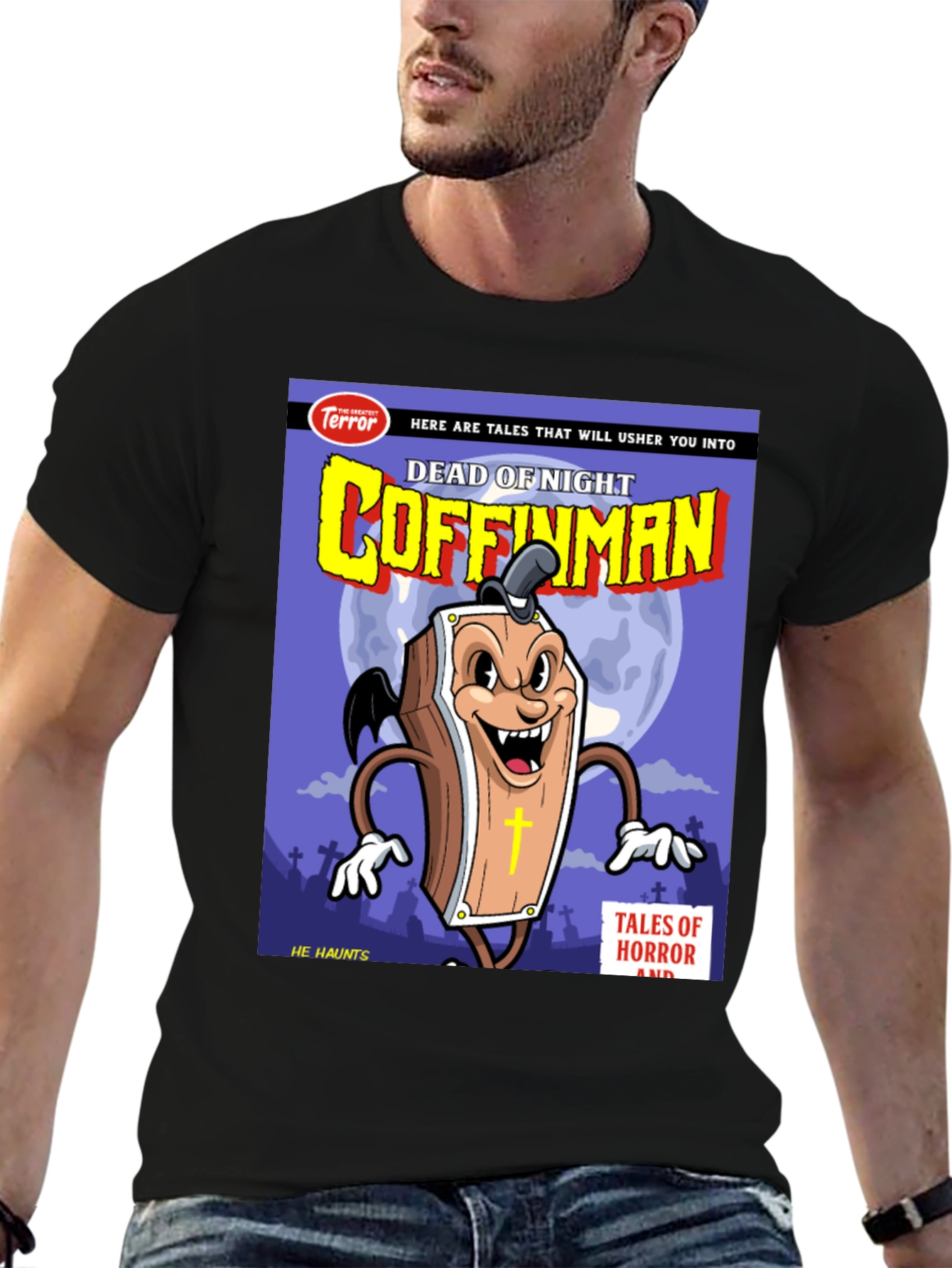 Coffinman Horror Comic T-Shirt