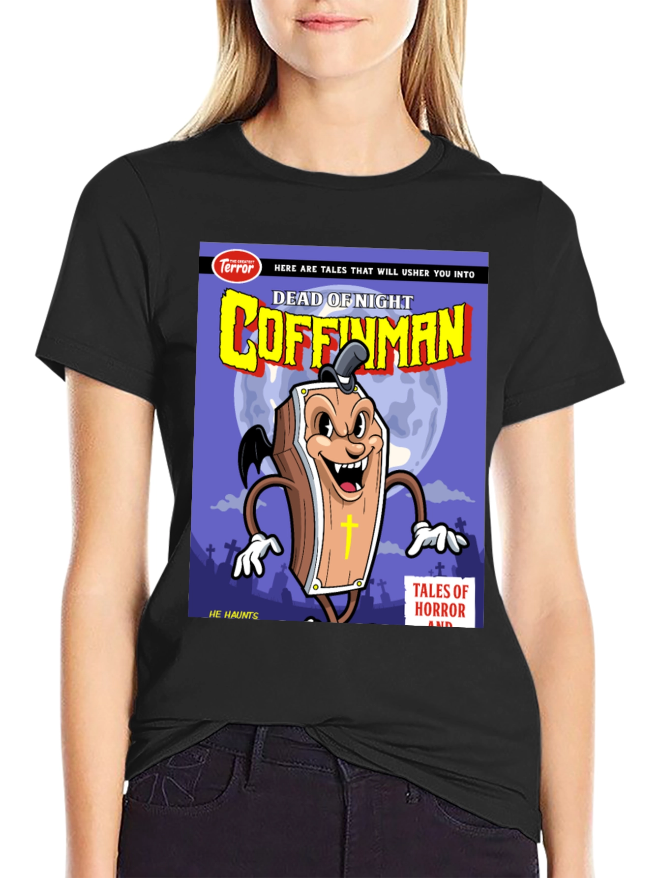Coffinman Horror Comic T-Shirt