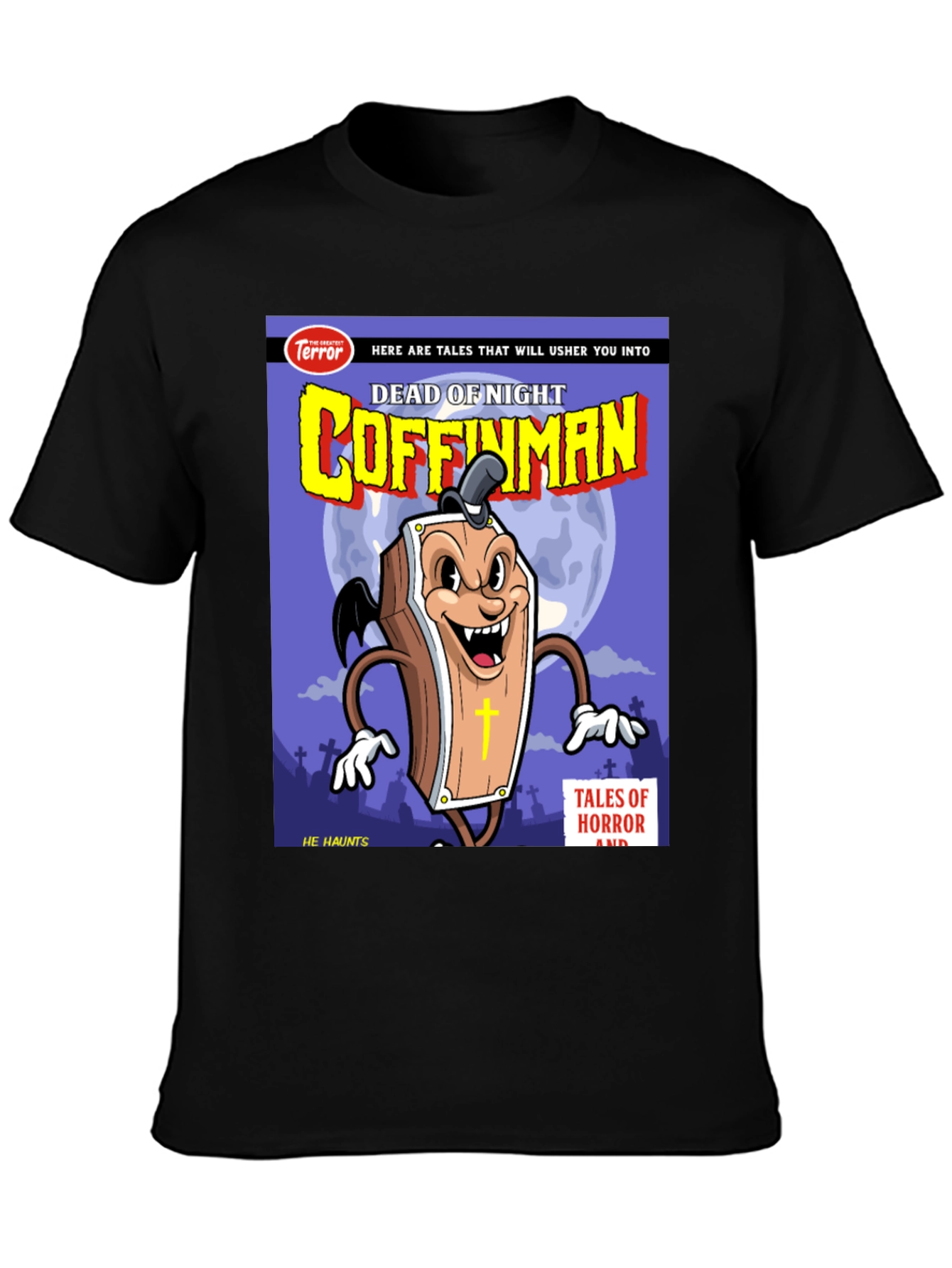 Coffinman Horror Comic T-Shirt