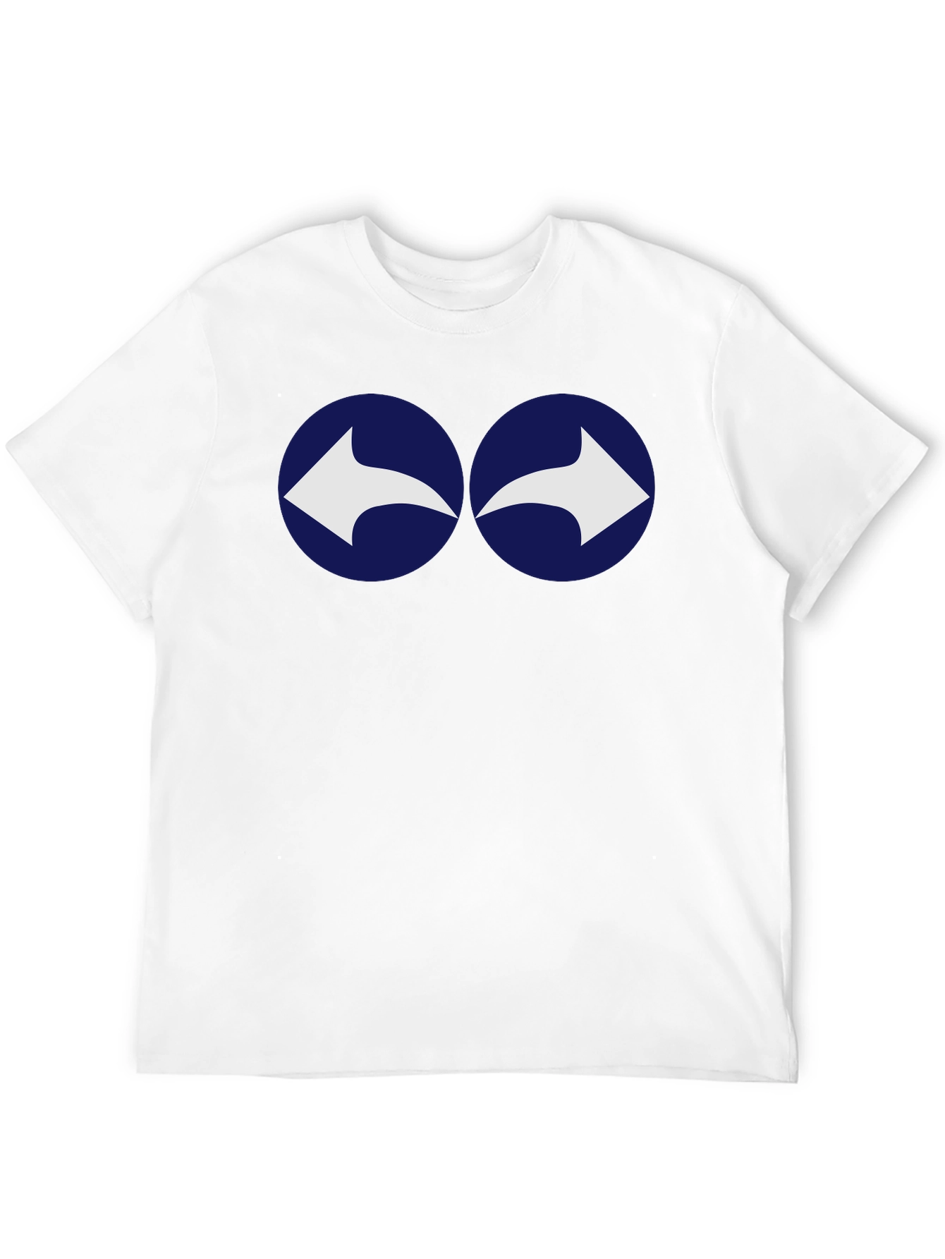 Retro Arrows Graphic Tee - Soft Cotton Casual Shirt