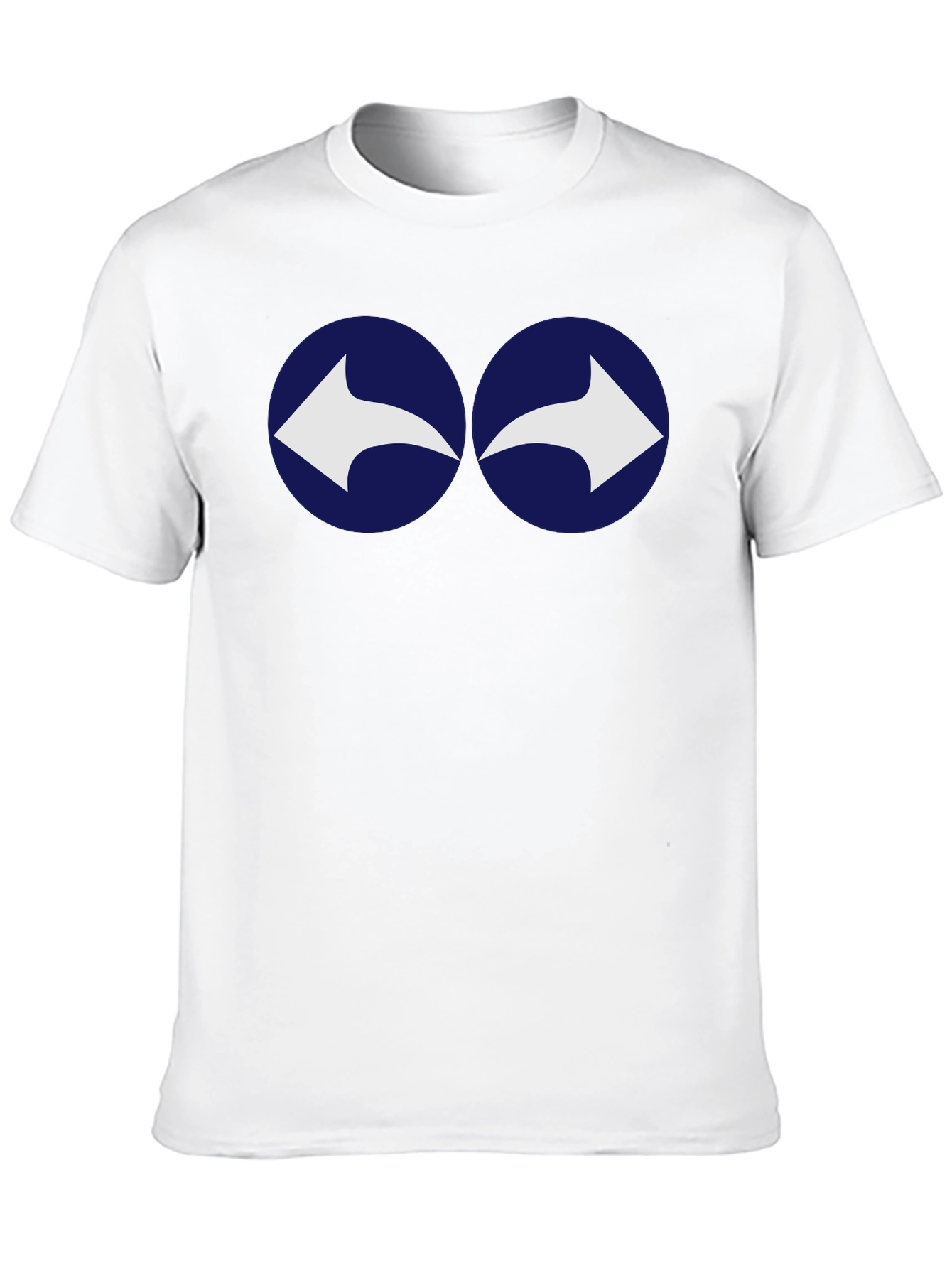 Retro Arrows Graphic Tee - Soft Cotton Casual Shirt