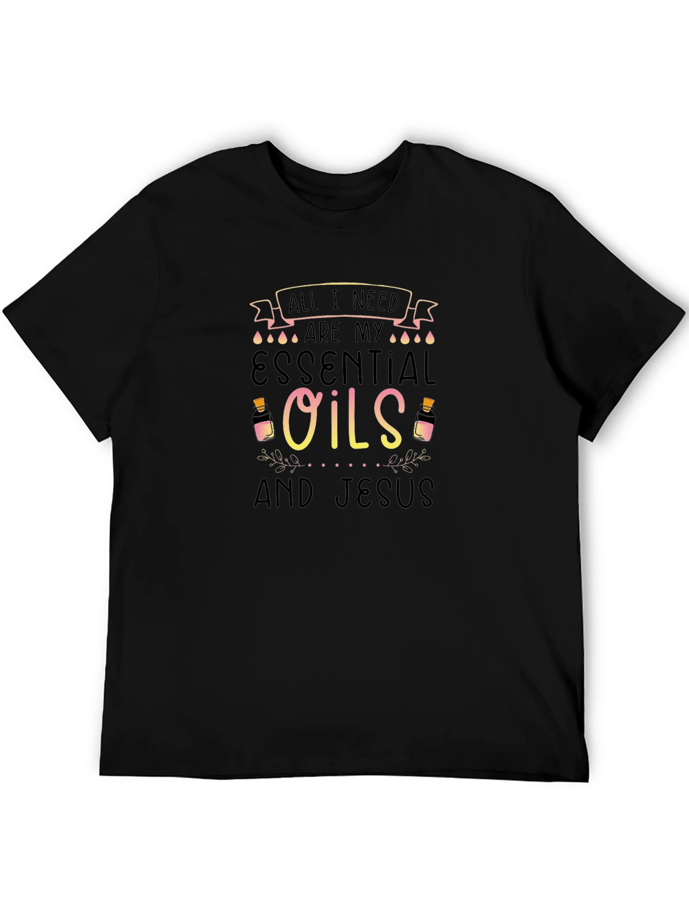 Essential Oils and Jesus Graphic Tee