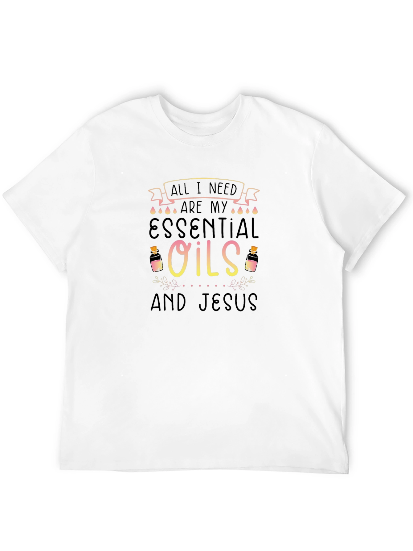 Essential Oils and Jesus Graphic Tee