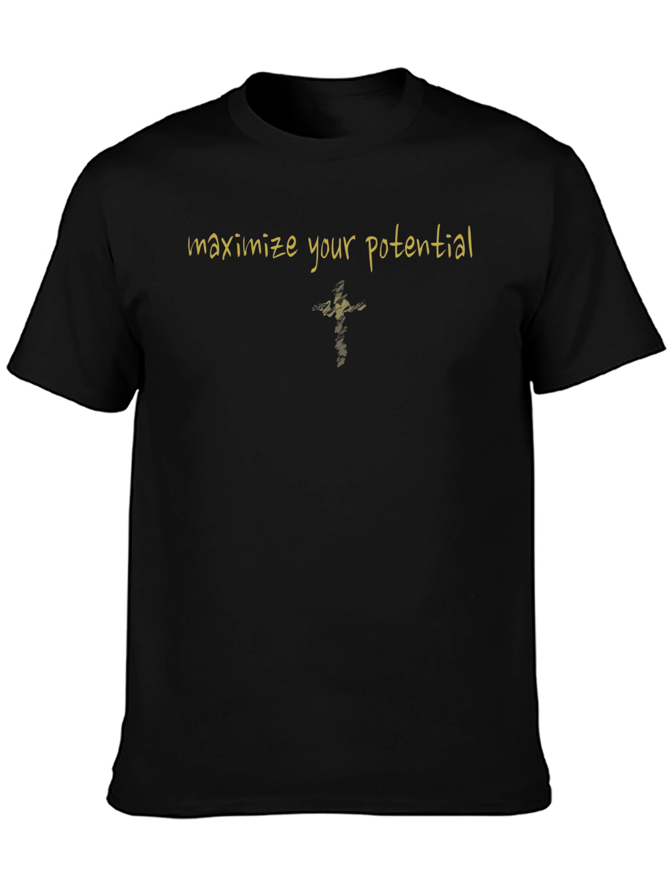 Maximize Potential Black Graphic Tee