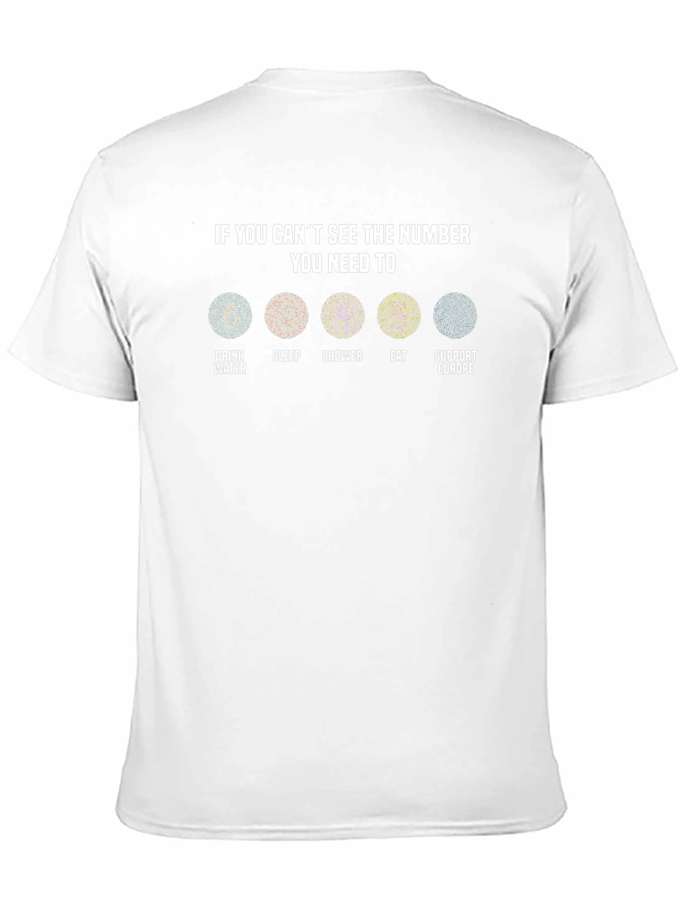 Ishihara Test T-Shirt: If You Cant See The Number...