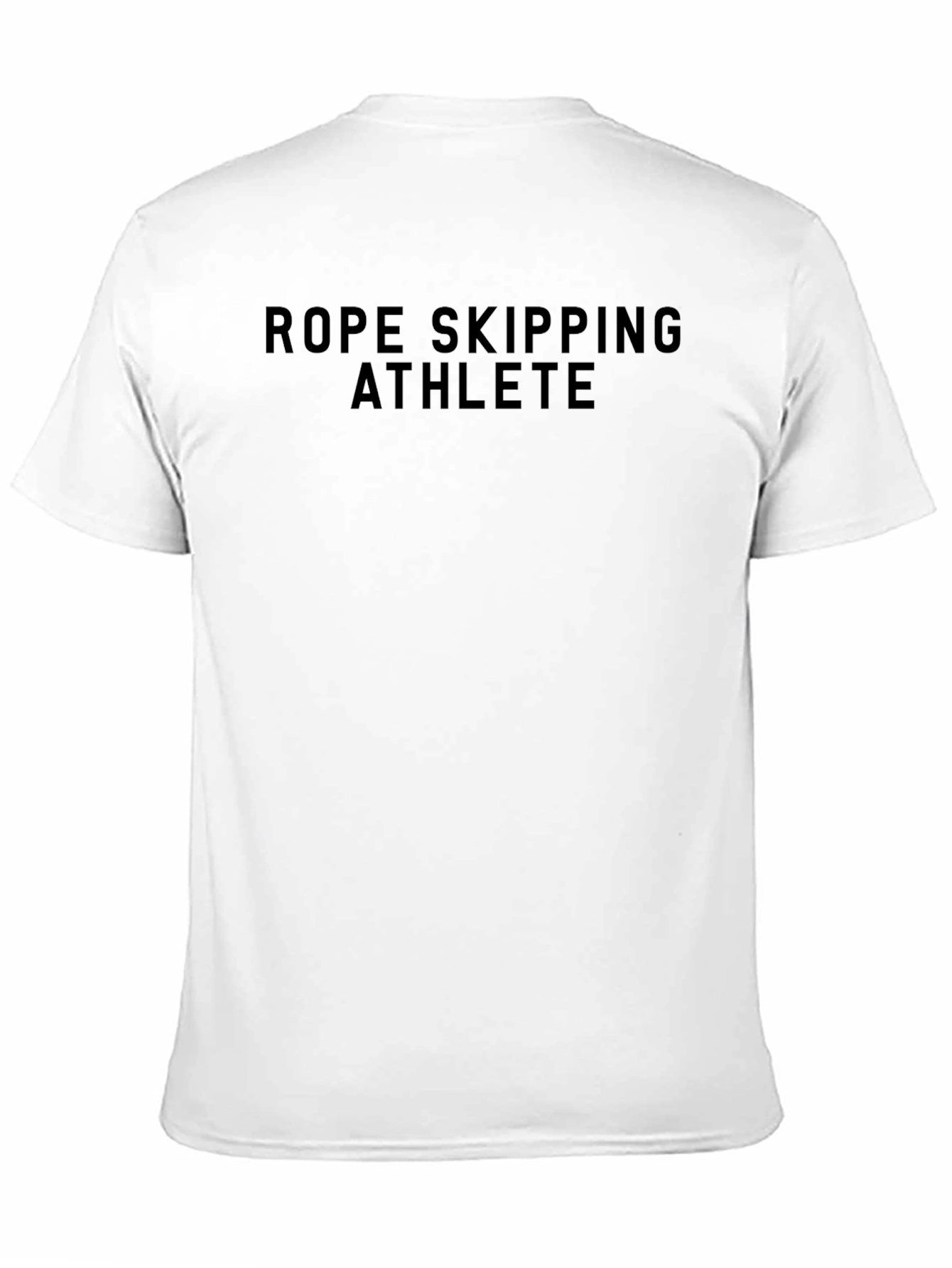 Rope Skipping Athlete T-Shirt - Black