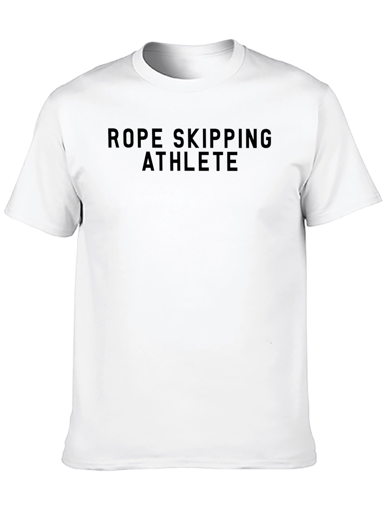 Rope Skipping Athlete T-Shirt - Black
