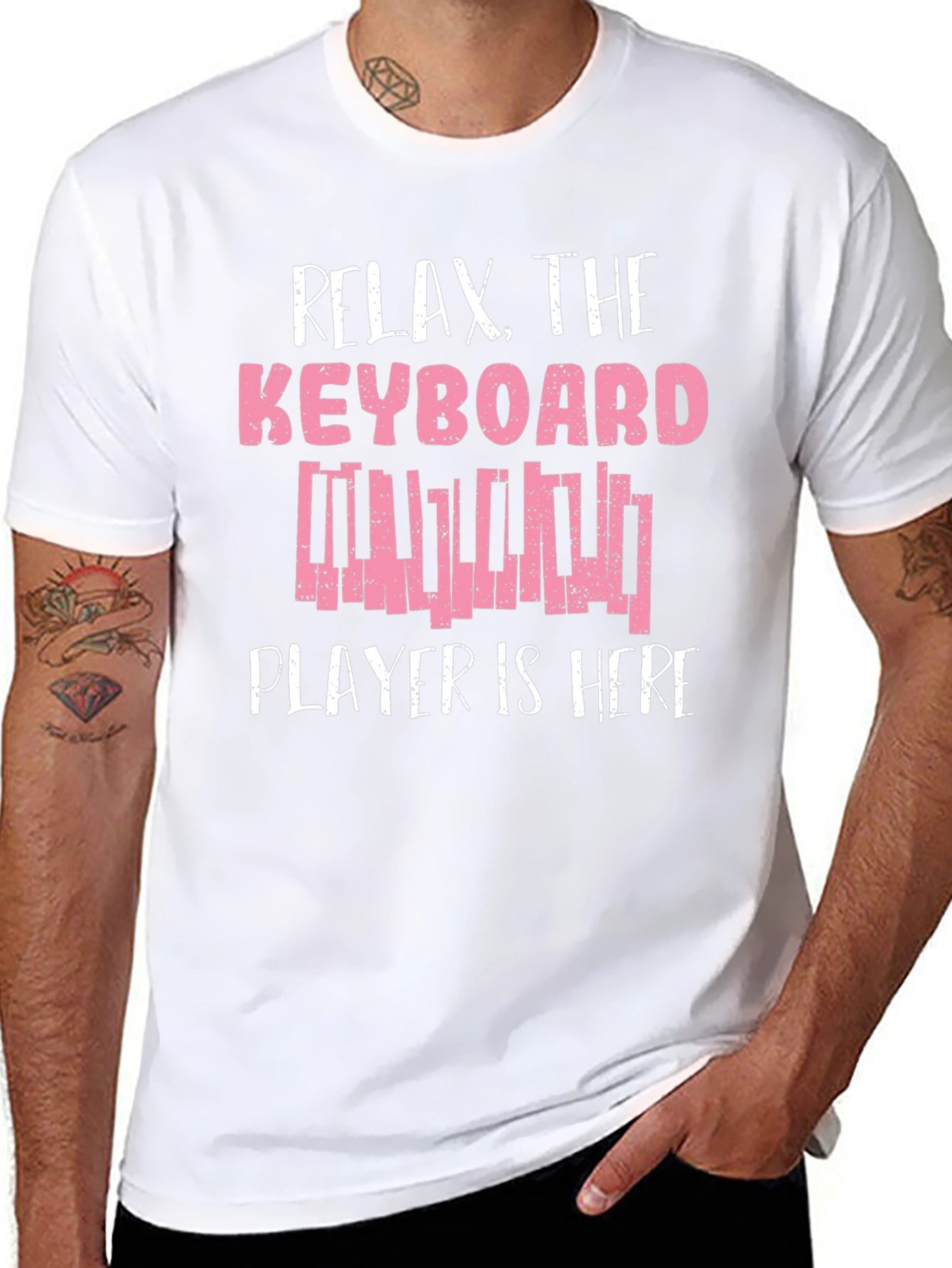 Relax Keyboard Player T-Shirt