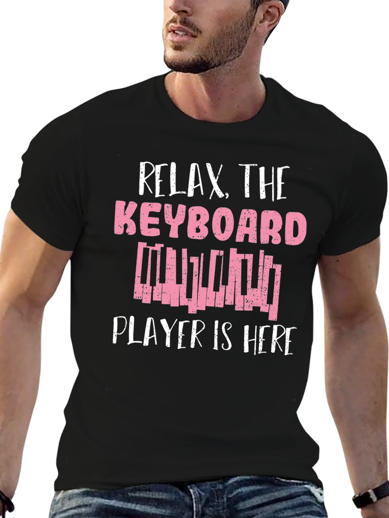 Relax Keyboard Player T-Shirt