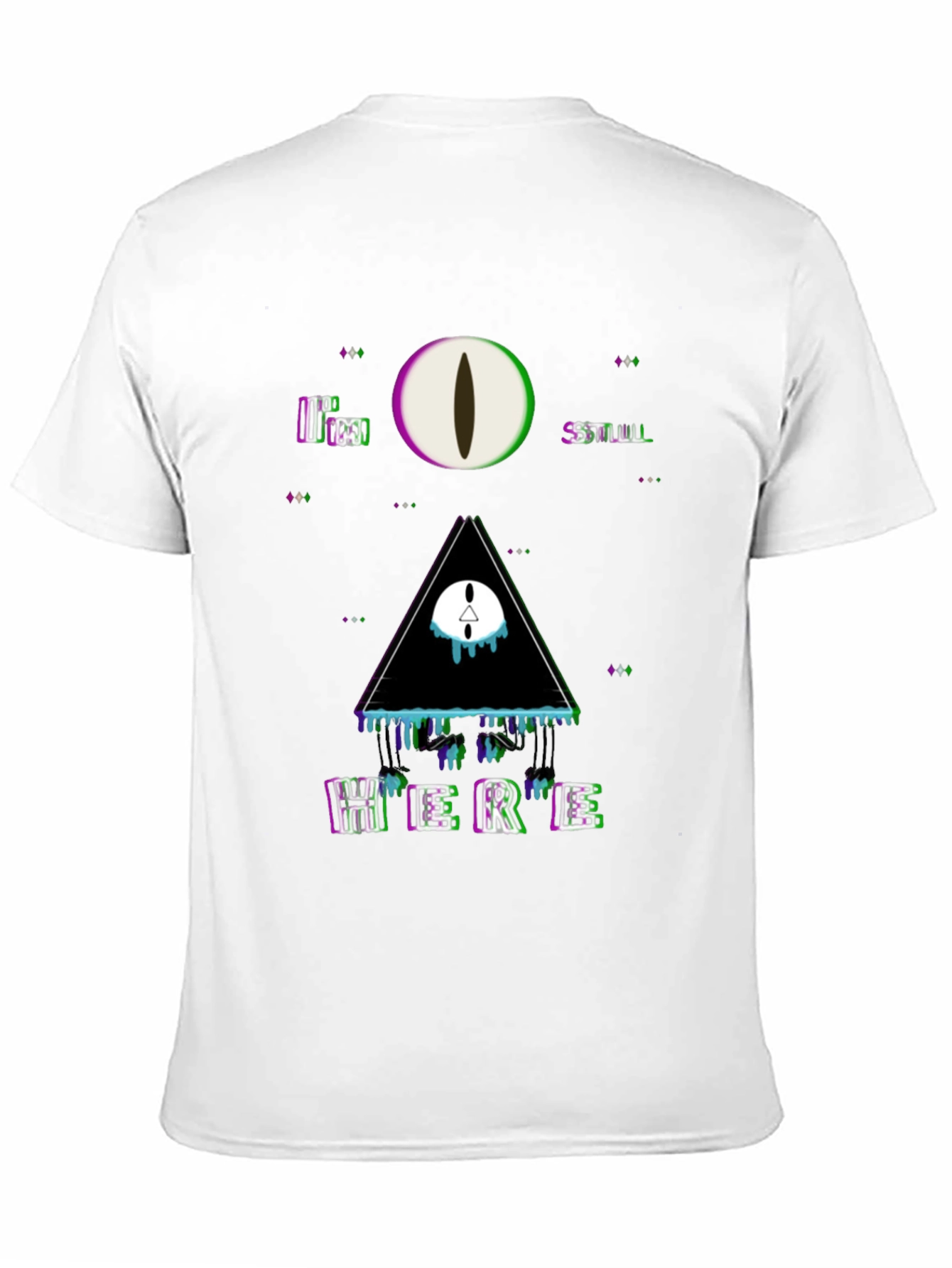 Surreal Graphic Print Tee - Im Still Here