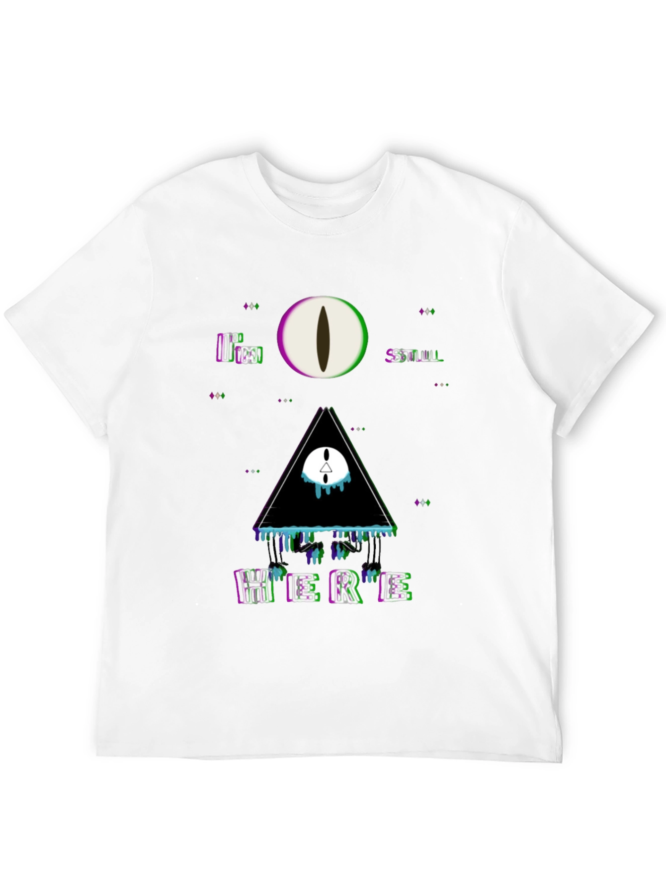 Surreal Graphic Print Tee - Im Still Here