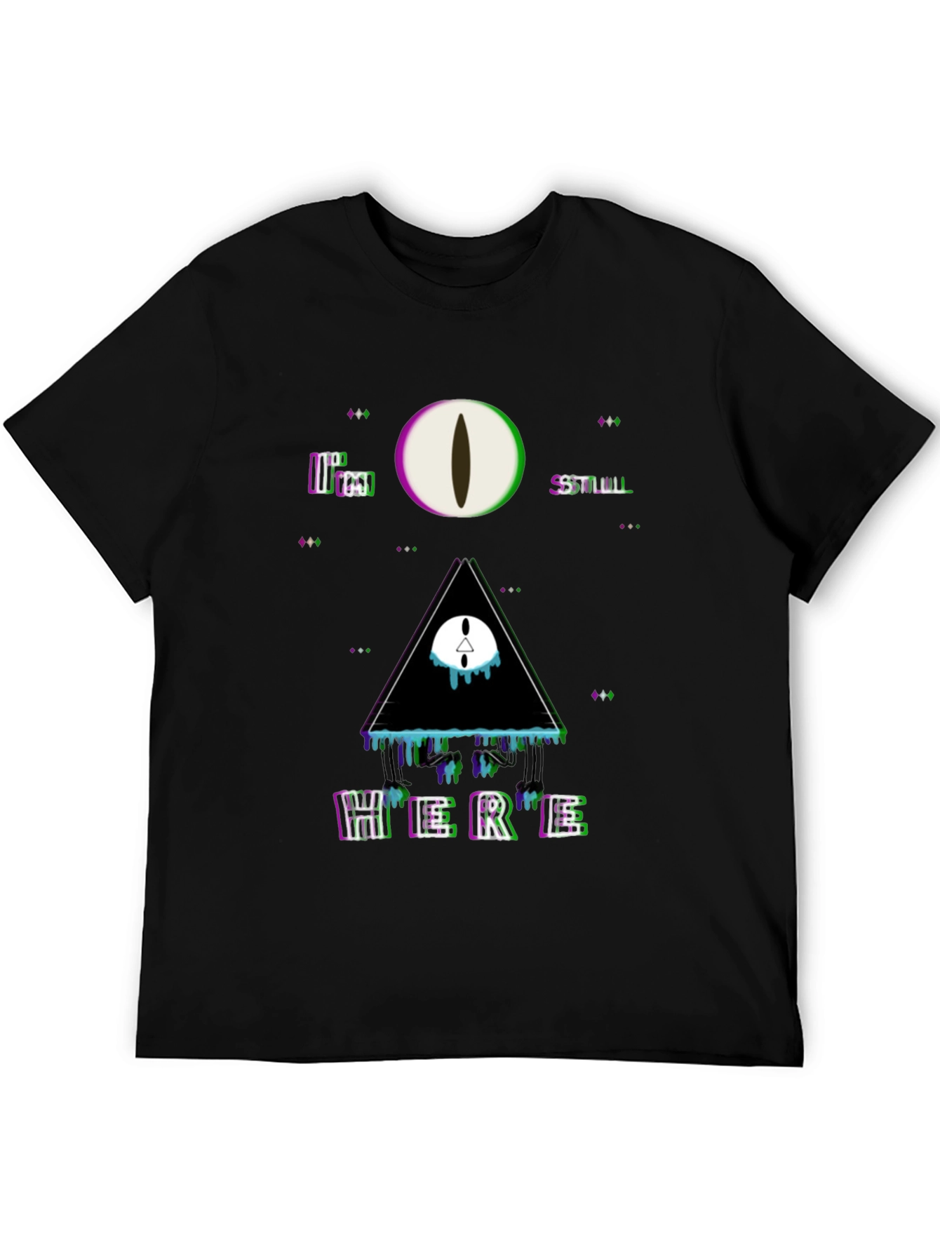Surreal Graphic Print Tee - Im Still Here