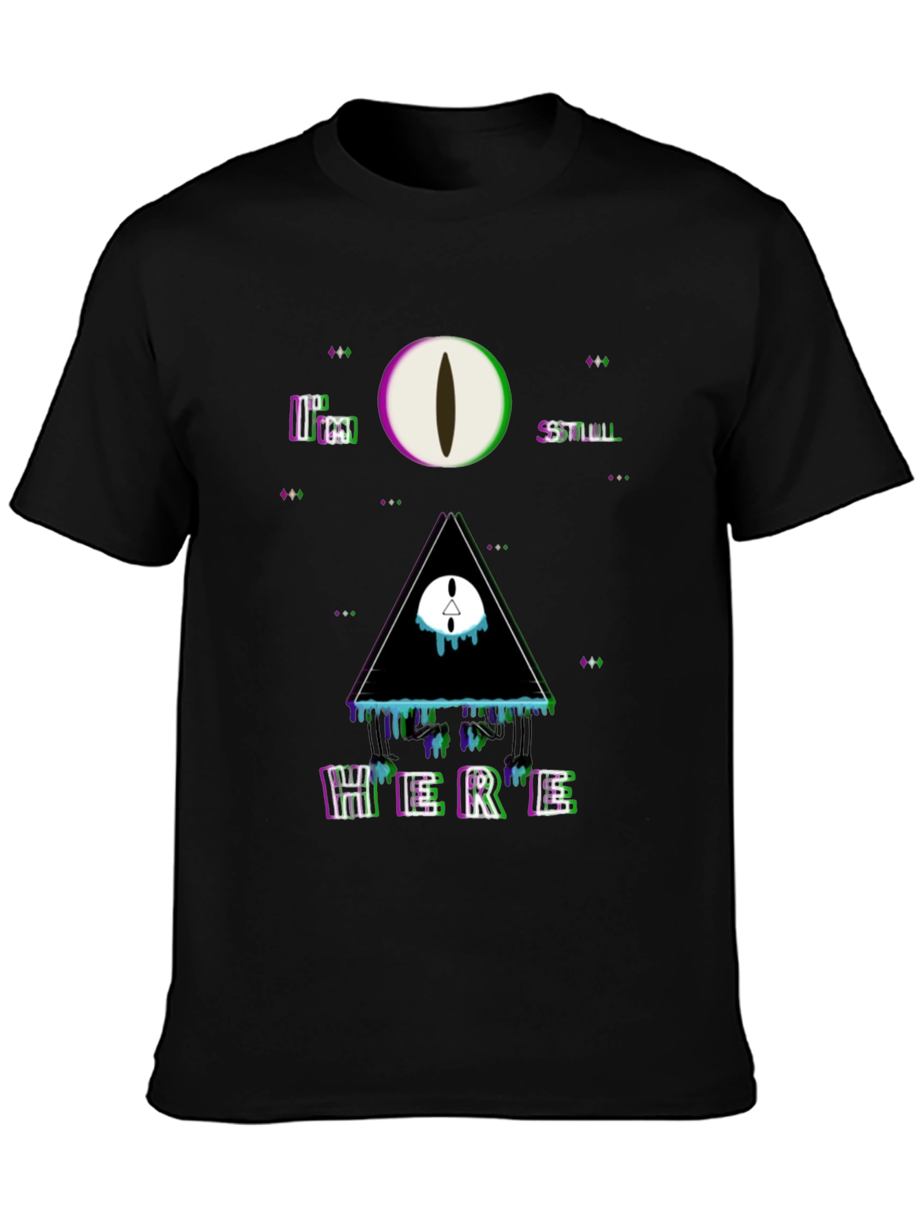 Surreal Graphic Print Tee - Im Still Here