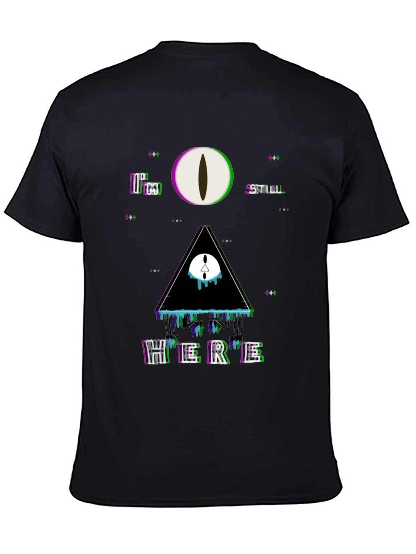 Surreal Graphic Print Tee - Im Still Here