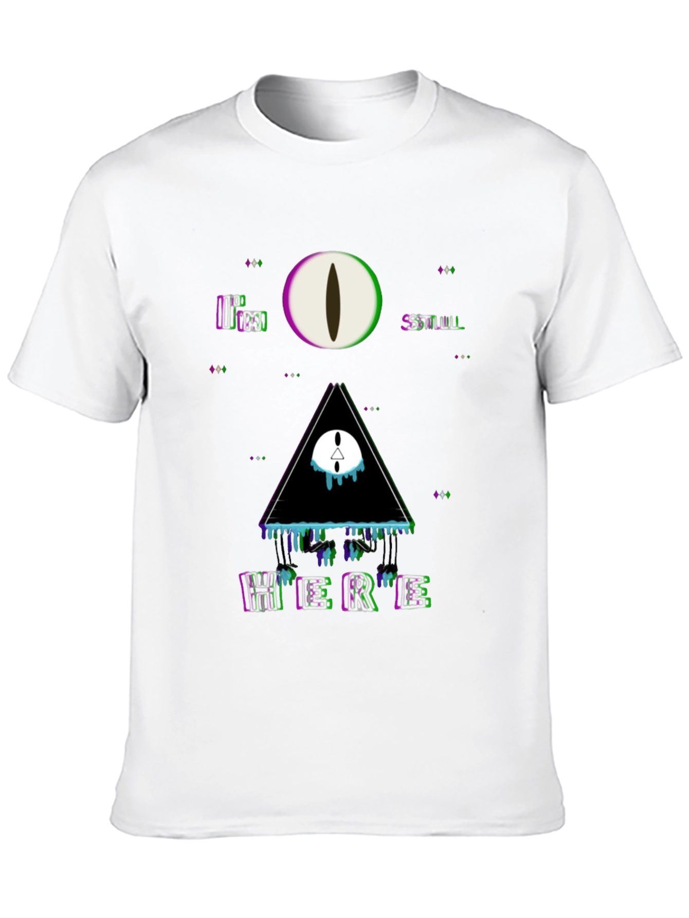 Surreal Graphic Print Tee - Im Still Here