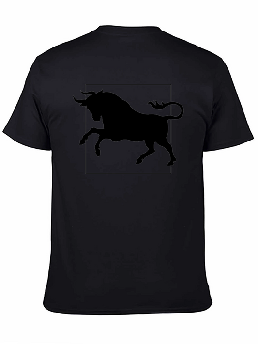 Black Bull Graphic Tee - Bold & Stylish