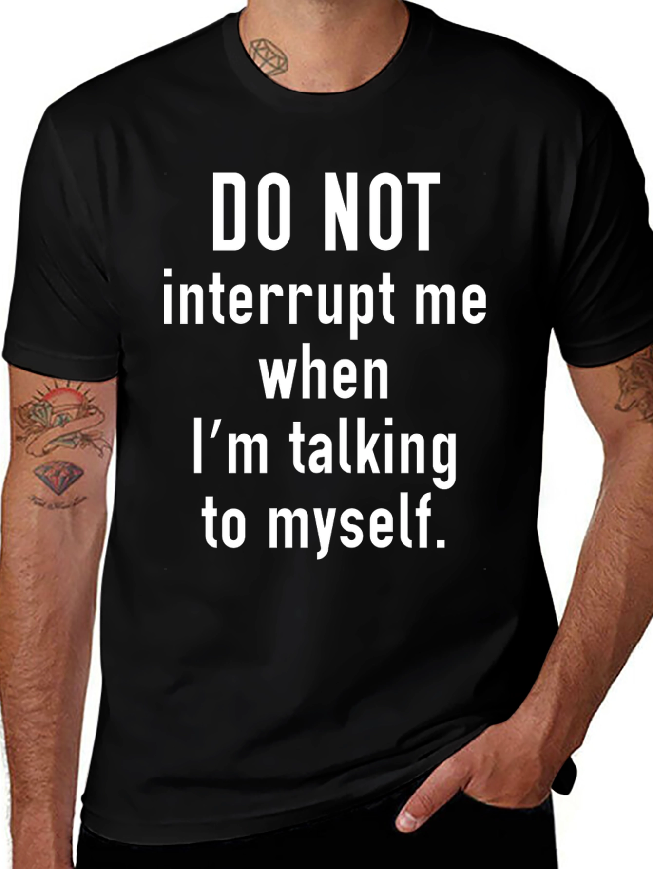 Funny Sarcastic Graphic T-Shirt - Do Not Interrupt