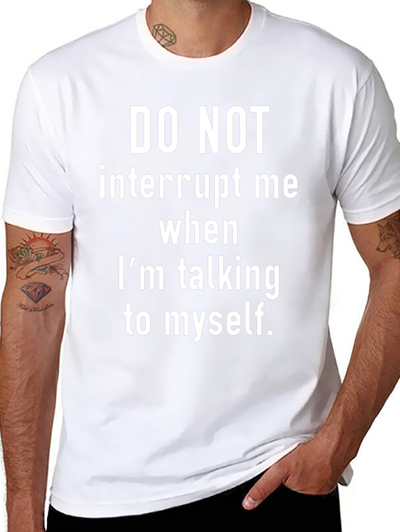 Funny Sarcastic Graphic T-Shirt - Do Not Interrupt