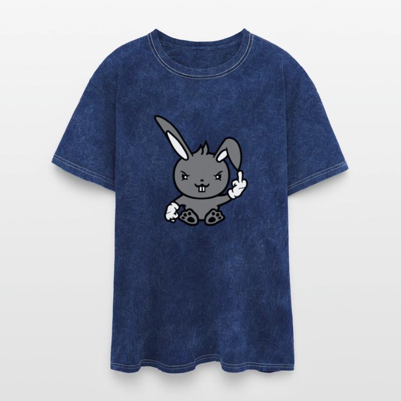 Rabbit Middle Finger Showing Naughty Cheeky Insult