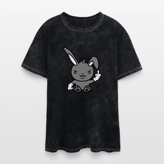 Rabbit Middle Finger Showing Naughty Cheeky Insult