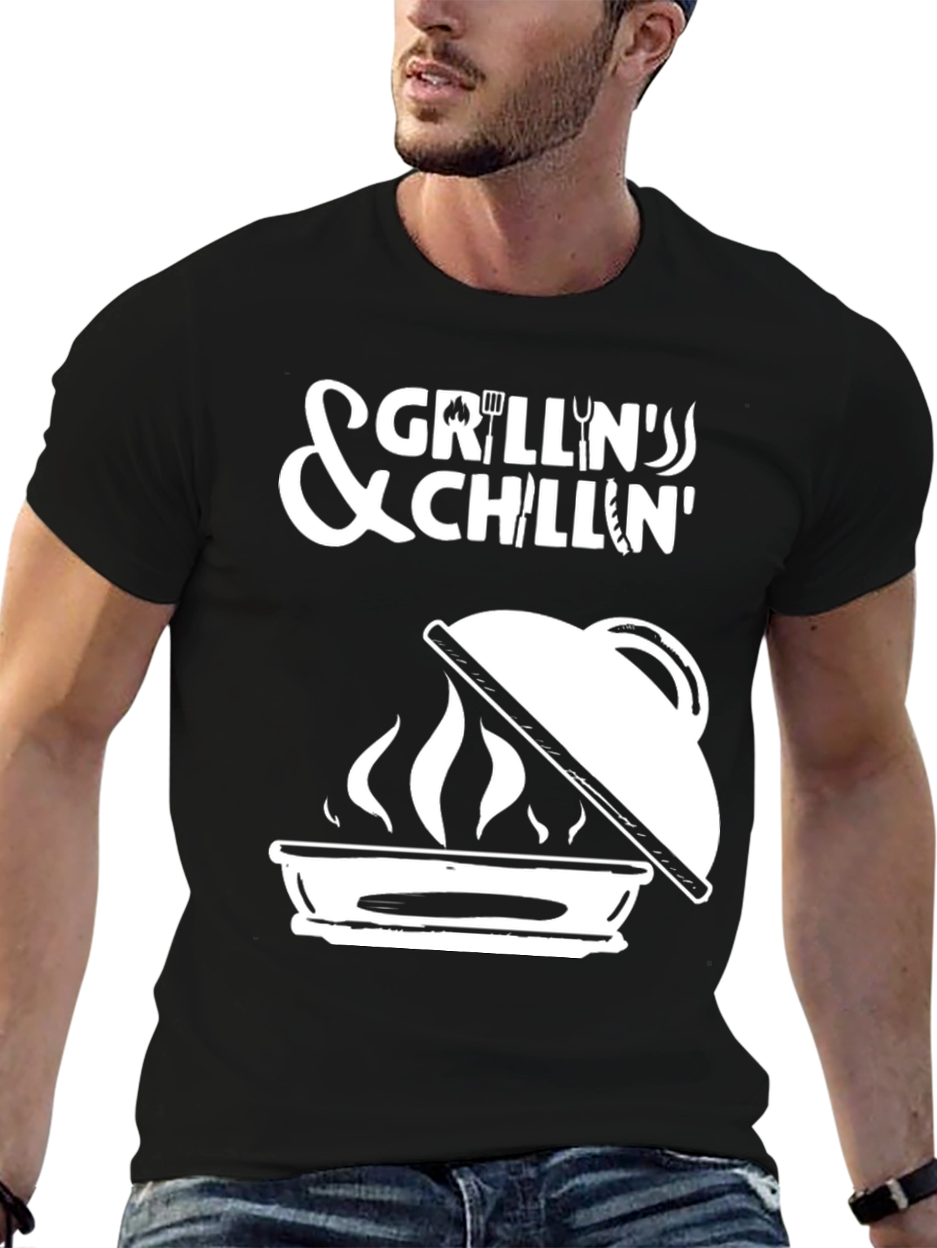 Grillin & Chillin Graphic T-Shirt