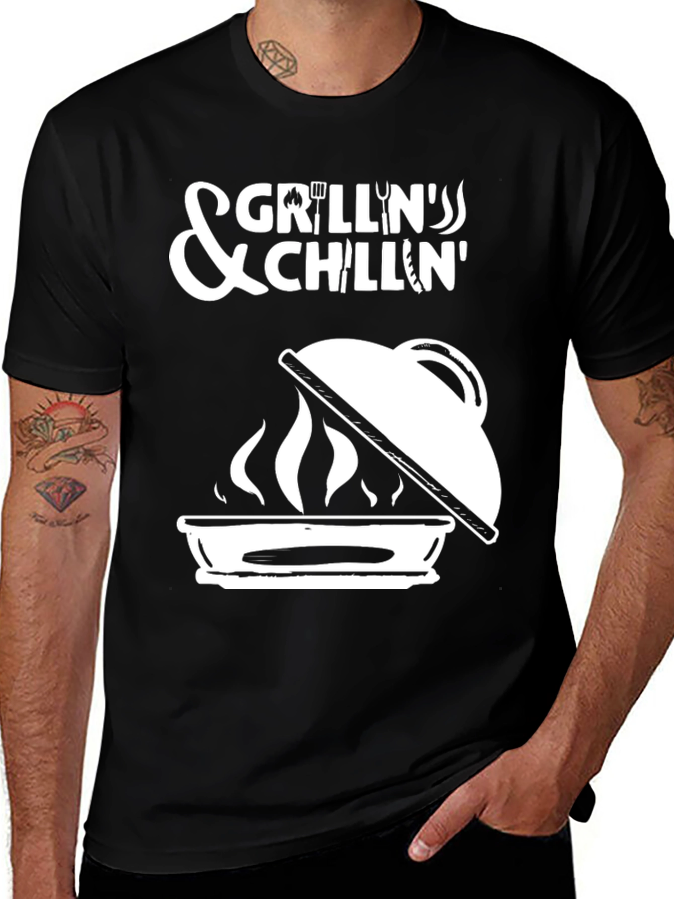Grillin & Chillin Graphic T-Shirt