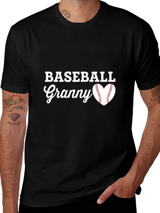 Baseball Granny T-Shirt - Baseball Heart