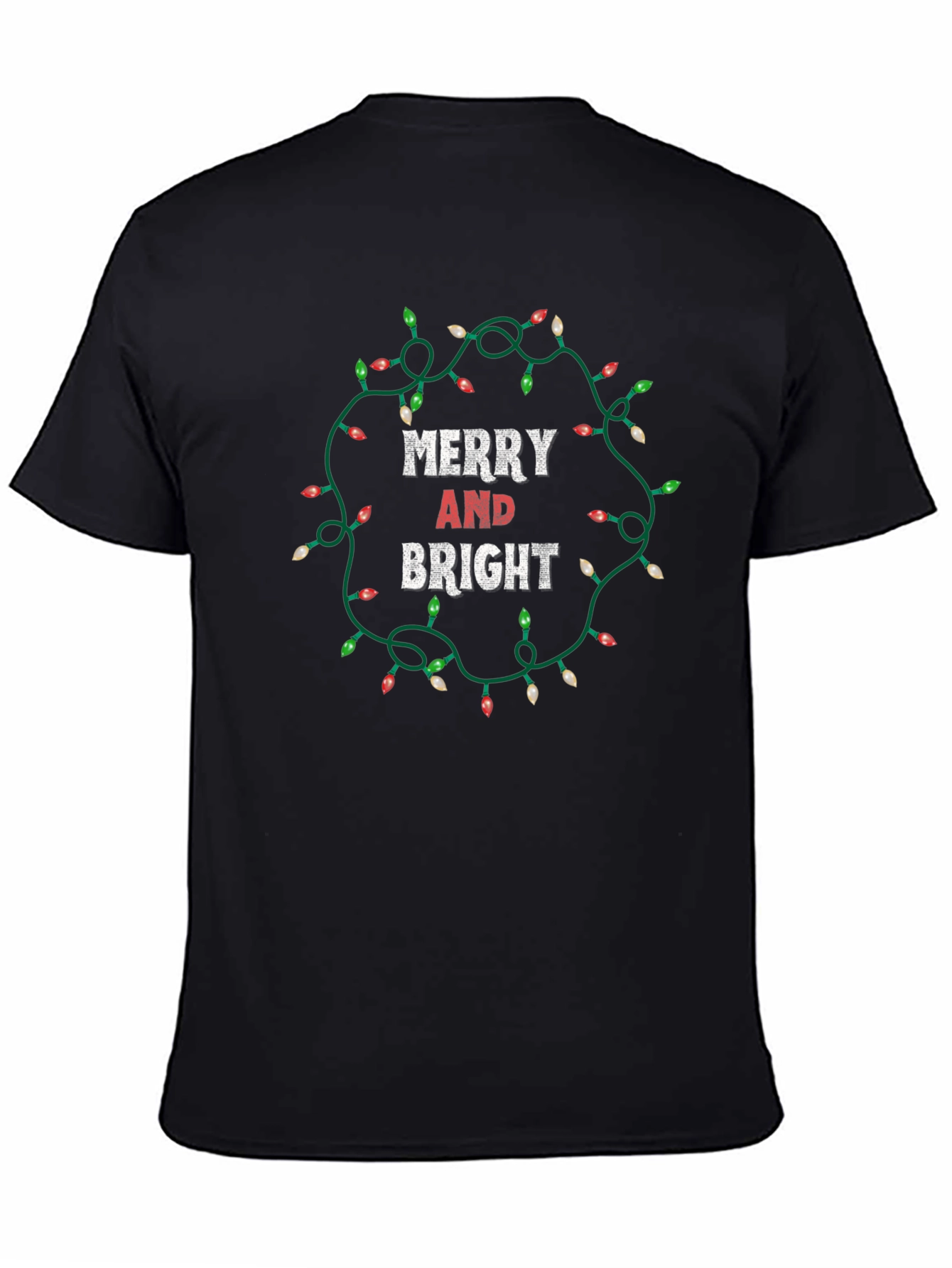 Merry and Bright Christmas Lights T-Shirt