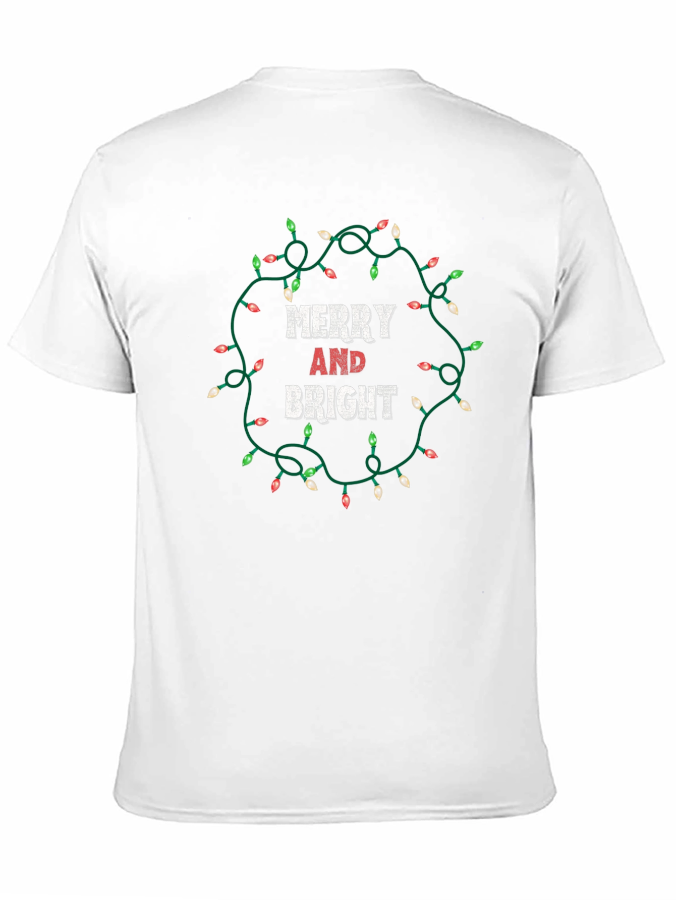 Merry and Bright Christmas Lights T-Shirt