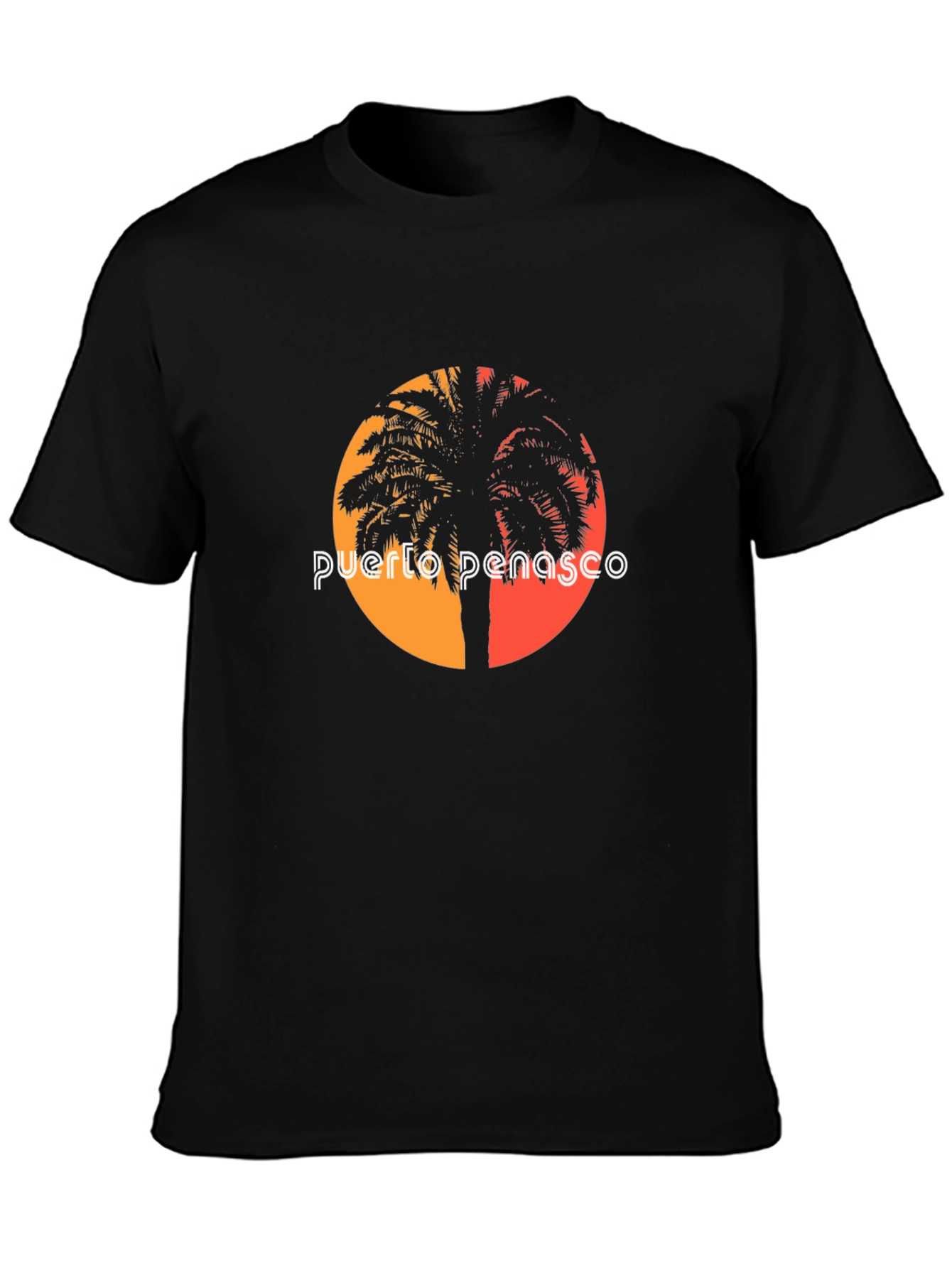 Puerto Penasco Palm Tree Graphic Tee