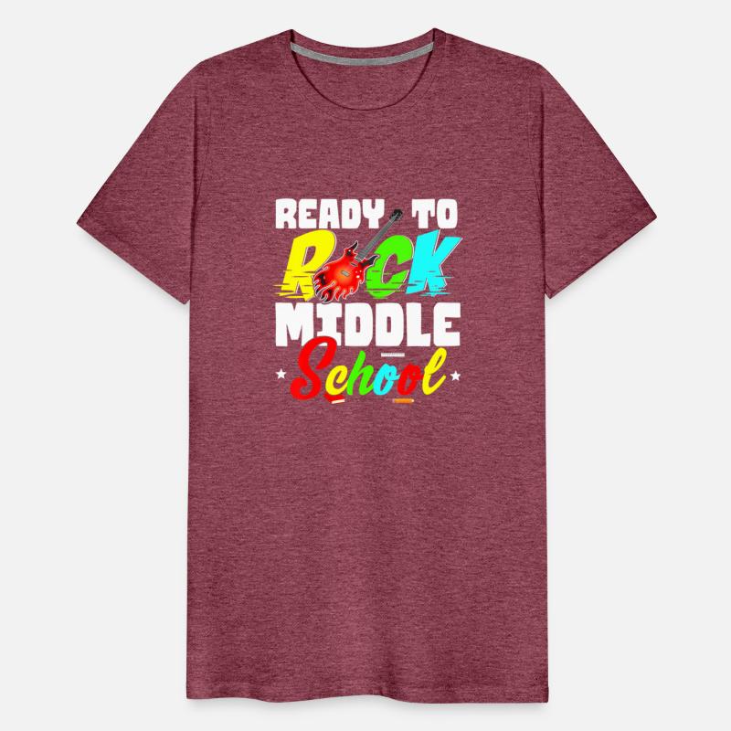 Ready To Rock Middle School Funny Back To School G