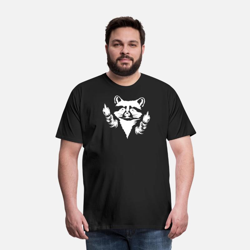 Rebellious Raccoon Expression Art