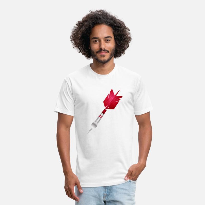 Red dart as a sporty motif