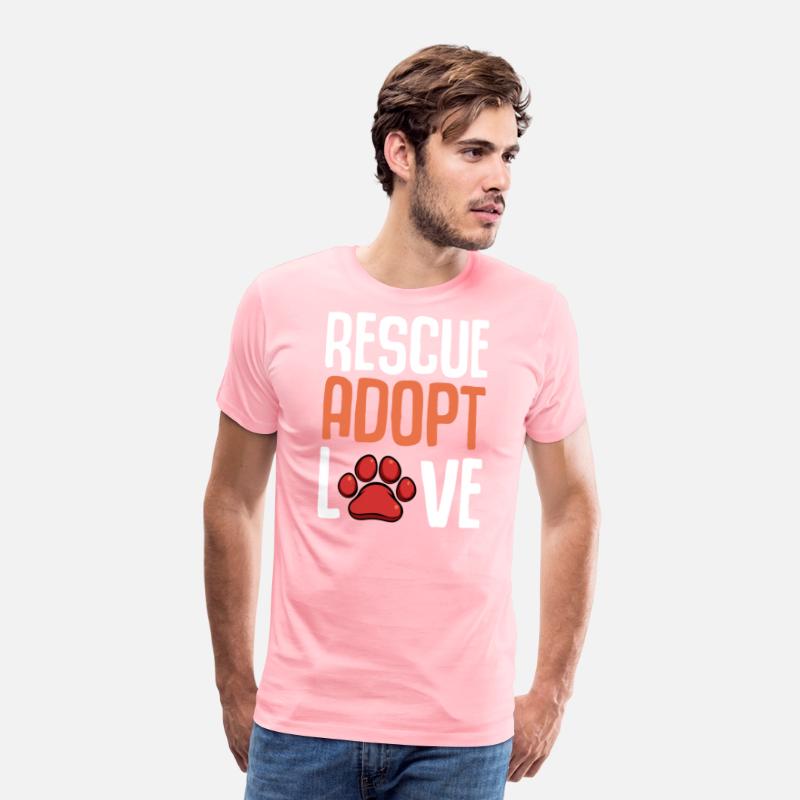 Rescue Adopt Love Cute Paw Print Dog Pet Animal Lo