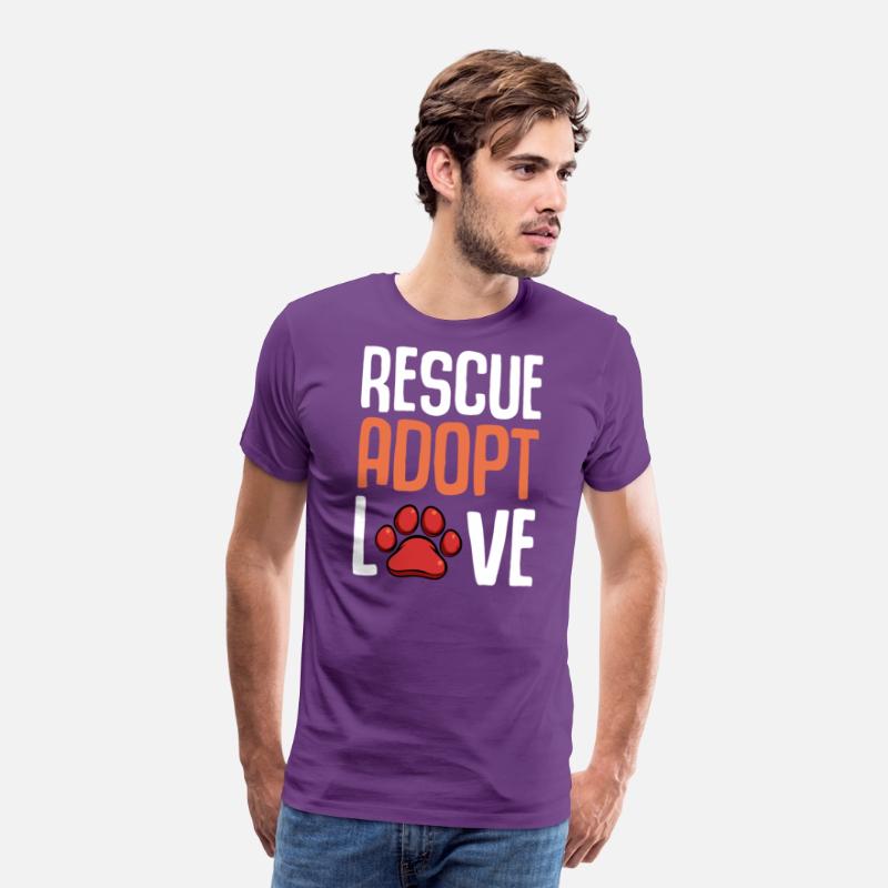 Rescue Adopt Love Cute Paw Print Dog Pet Animal Lo