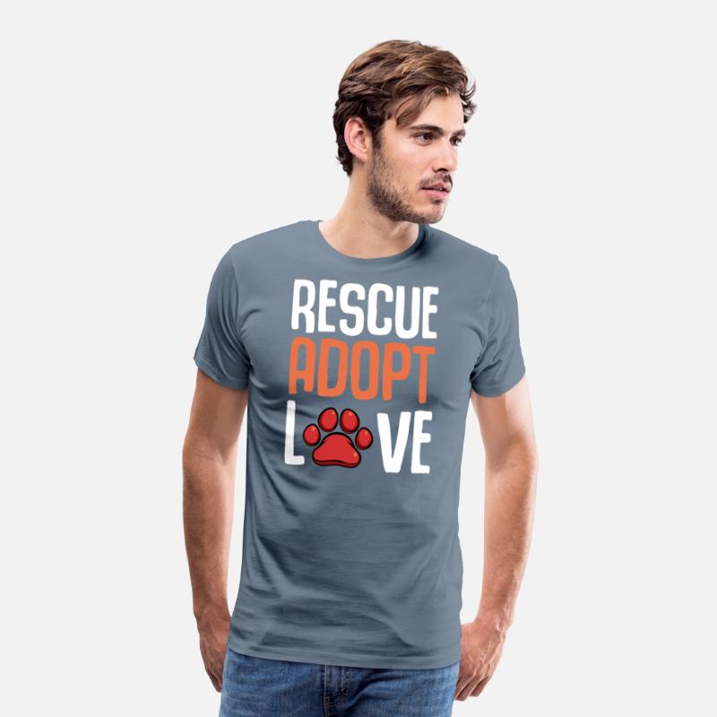 Rescue Adopt Love Cute Paw Print Dog Pet Animal Lo
