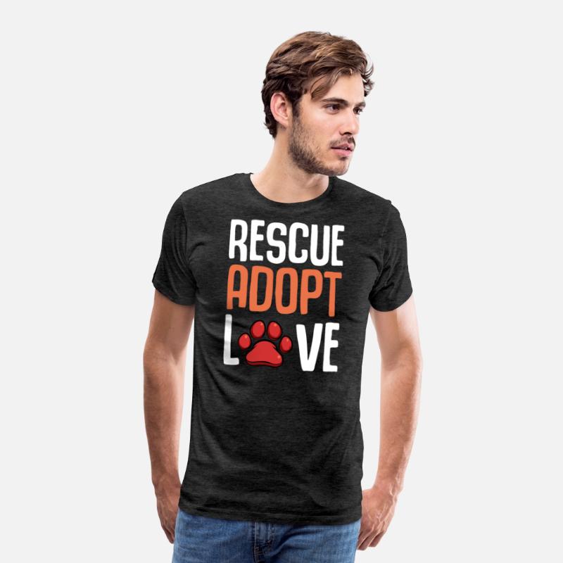 Rescue Adopt Love Cute Paw Print Dog Pet Animal Lo