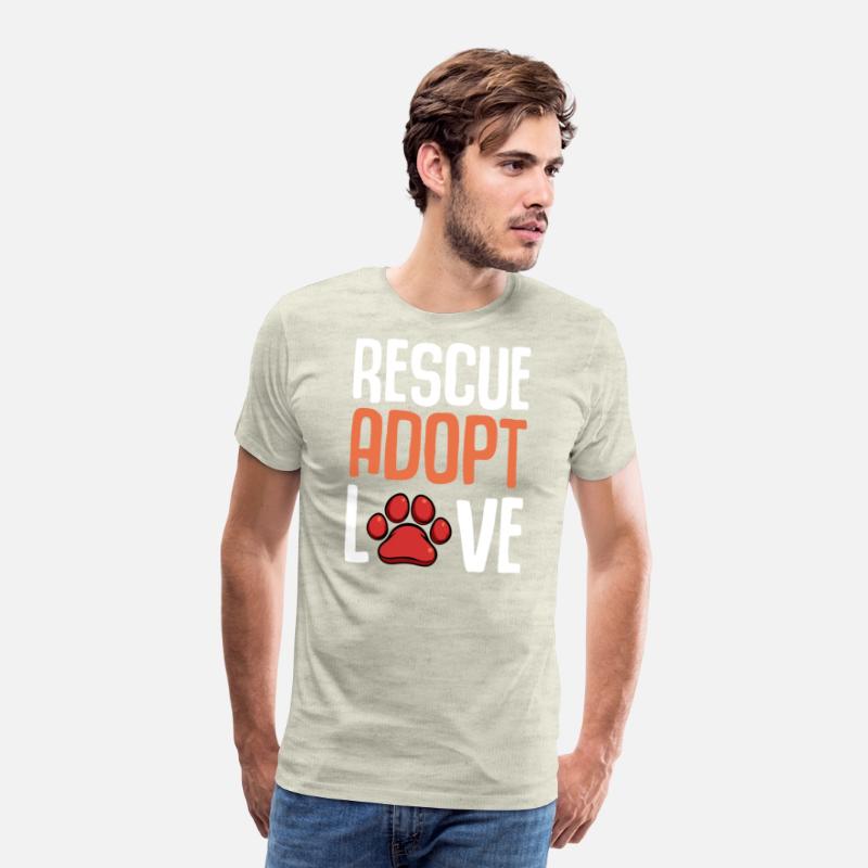 Rescue Adopt Love Cute Paw Print Dog Pet Animal Lo
